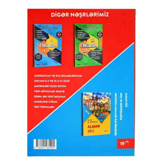 K.Fransız Dili Miq,Sertifikasiya Sınaq Toplusu (ReadENG)
