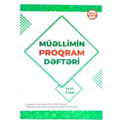 K.Müəllimin proqram dəftəri  (Buta)(Yaşıl)