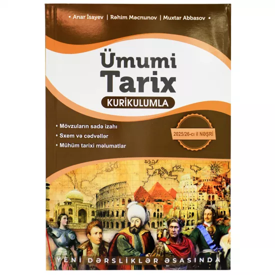 K.Ümumi tarix kuriklumla(A.İsayev)(13.50Azn)