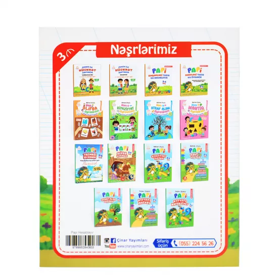 K.Papi Hərfləri yazır və öyrənir 5-6 yaş (Çinar)