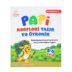K.Papi Hərfləri yazır və öyrənir 5-6 yaş (Çinar)