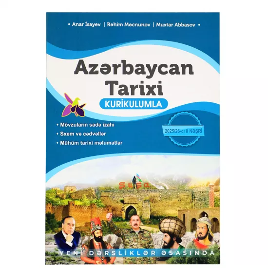 K.Azərbaycan tarixi kurrikulumla(A.İsayev)(13.50Azn)