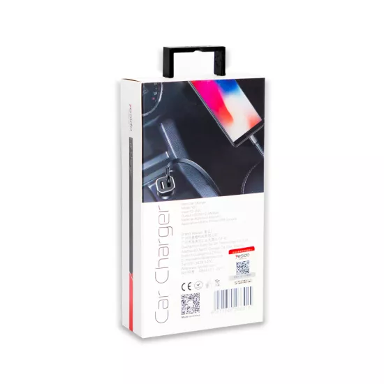 Adapter maşın üçün + USB kabel Micro Y27
