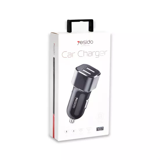 Adapter maşın üçün + USB kabel Micro Y27