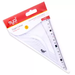 Xətkeş i-1115 üçbucaq 18sm