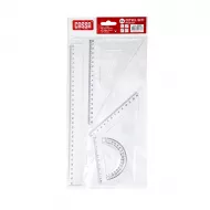 Xətkeş dəsti 9405 4-lü 30sm şəffaf