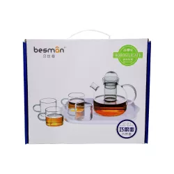 Çaynik dəst QSH/L6 6-parça dumanlı