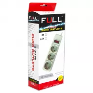 Udlinitel F-5195 3m 3 gözlü