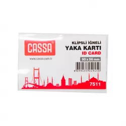 Yaxa kartı şəffaf C-7511 (90*56)