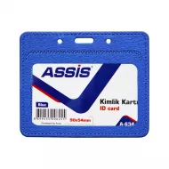 Yaxa kartı A-634 mavi (90mm*54mm) dəri